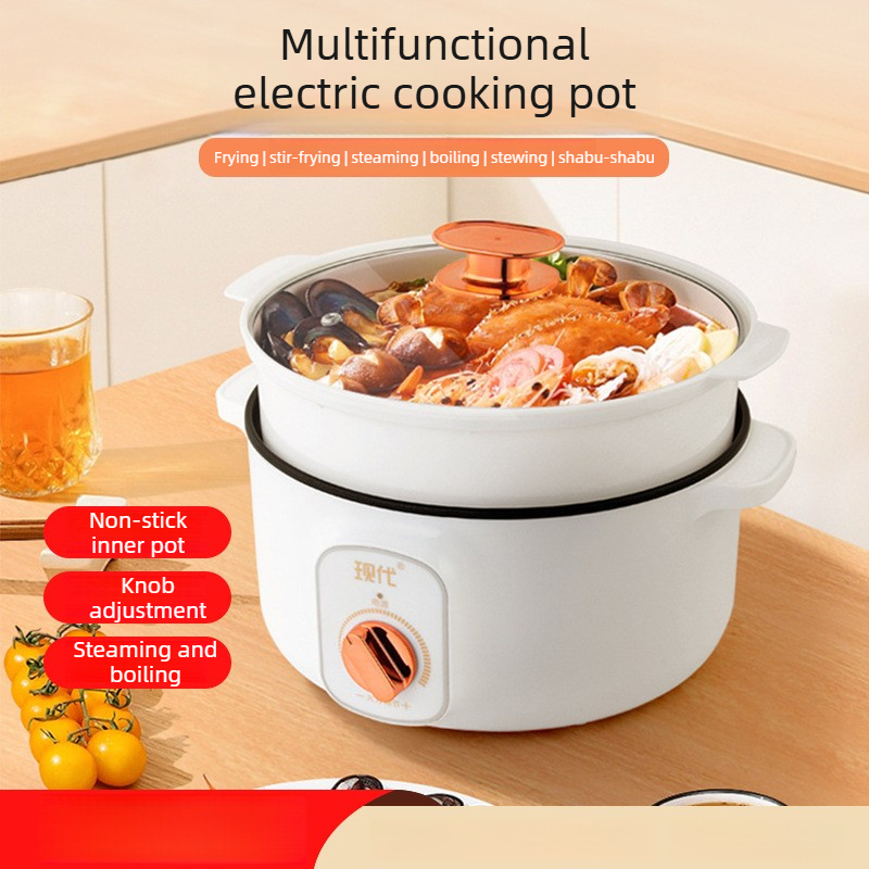 Kitchen Appliances Cooking - Çok Fonksiyonlu Mini Elektrikli Sıcak Tencere