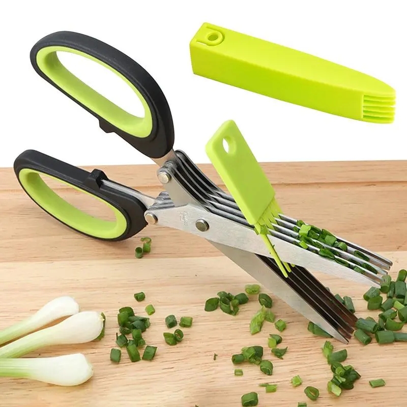 Kitchen Appliances Green - Çok Katmanlı Makas Paslanmaz Çelik Mutfak