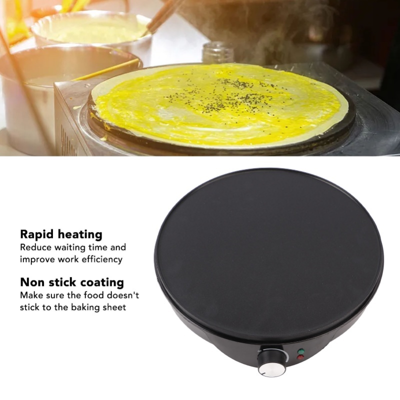 Crepe Maker Non Stick - Yapışmaz Krep Tavası 12 İnç Hamur