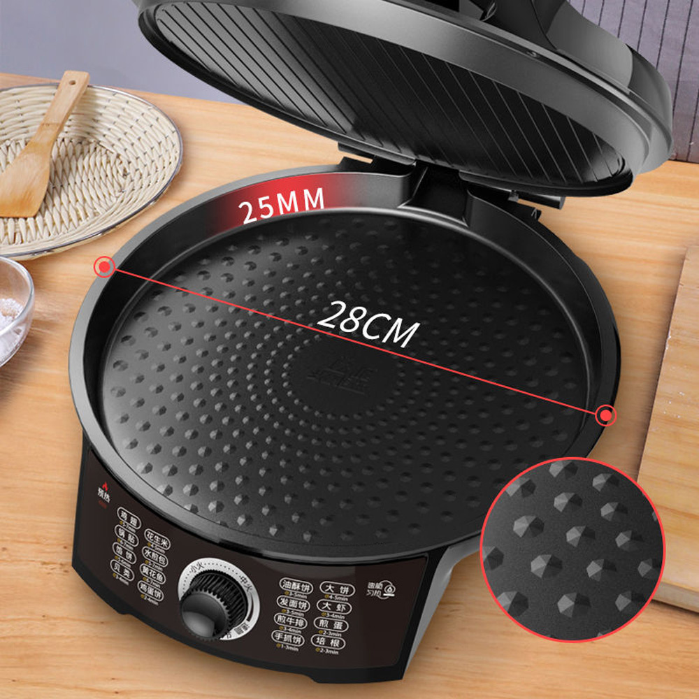 Crepe Maker Non Stick - 2025 Versiyonu Elektrikli fırın tepsisi Akıllı