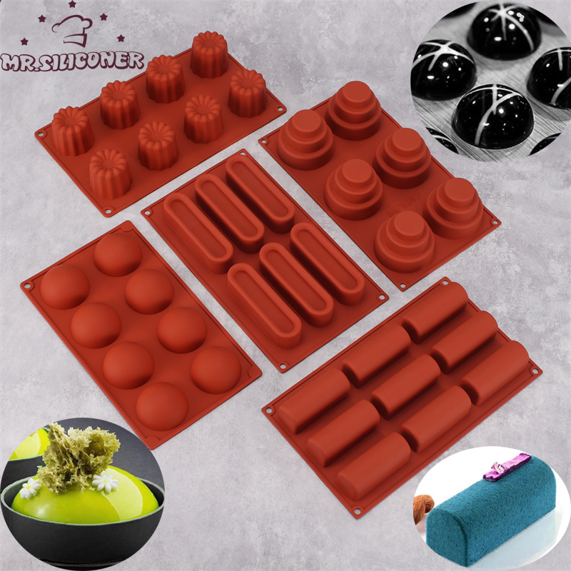 Kitchen Appliances Garage - 3D Topu Yuvarlak Yarım Küre Silikon