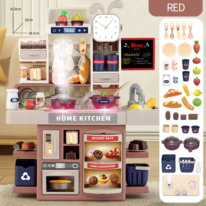 Kitchen Appliances For Kids - Çocuk 41cm büyük boy pişirme mutfak
