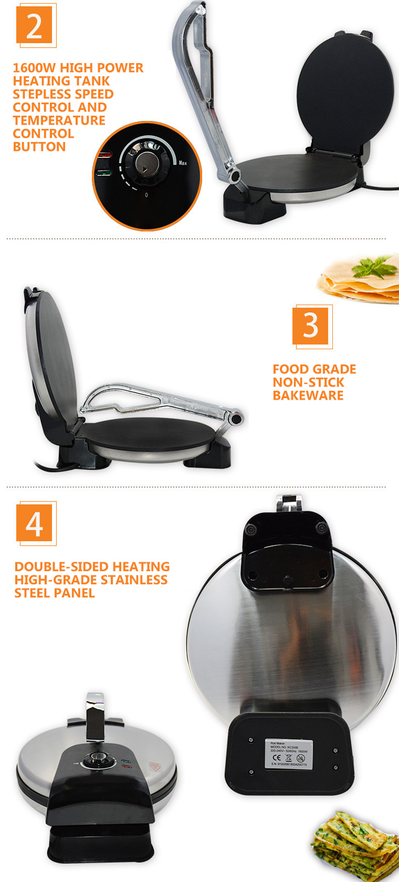 Ticari Gözleme Makinesi Krep M - Crepe Maker Non Stick incelemesi ve fiyatı