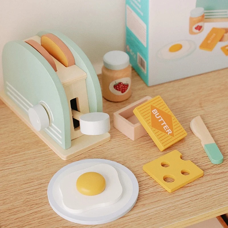 Ahşap Simülasyon Tost Makinesi - Kitchen Appliances For Kids incelemesi ve fiyatı