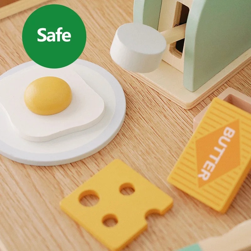 Ahşap Simülasyon Tost Makinesi - Kitchen Appliances For Kids incelemesi ve fiyatı