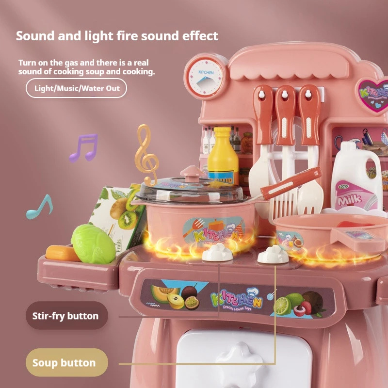 Işıklı ve Sesli Simüle Mutfak  - Kitchen Appliances For Kids incelemesi ve fiyatı