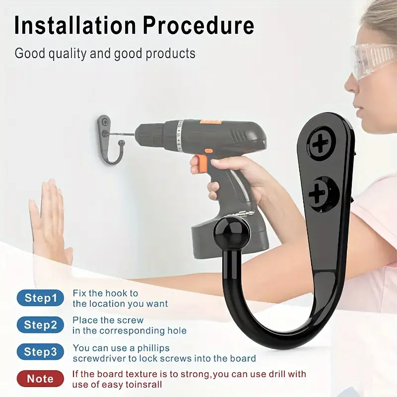 Siyah Metal Kancalar Vidalı Du - Kitchen Appliances Holder incelemesi ve fiyatı
