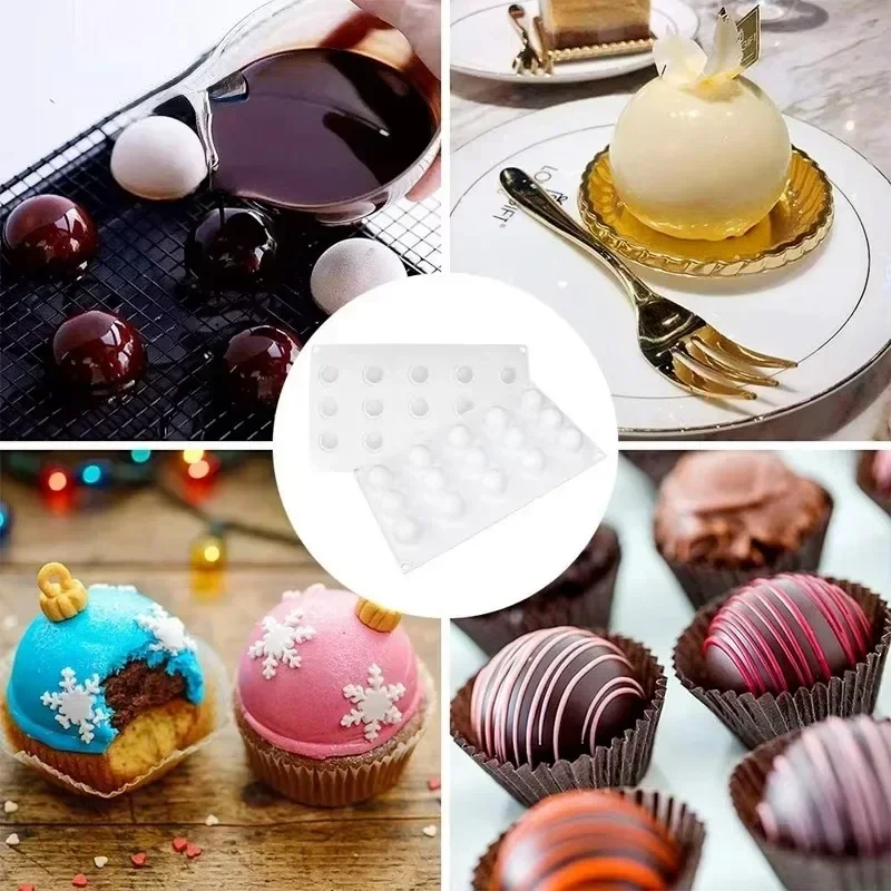 3D Küre silikon kalıp Mousse K - Kitchen Appliances Garage incelemesi ve fiyatı