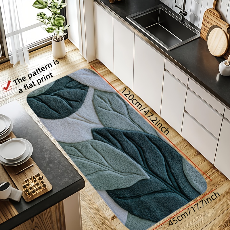 Yeşil Yaprak Desenli Banyo Pas - Kitchen Appliances Green incelemesi ve fiyatı