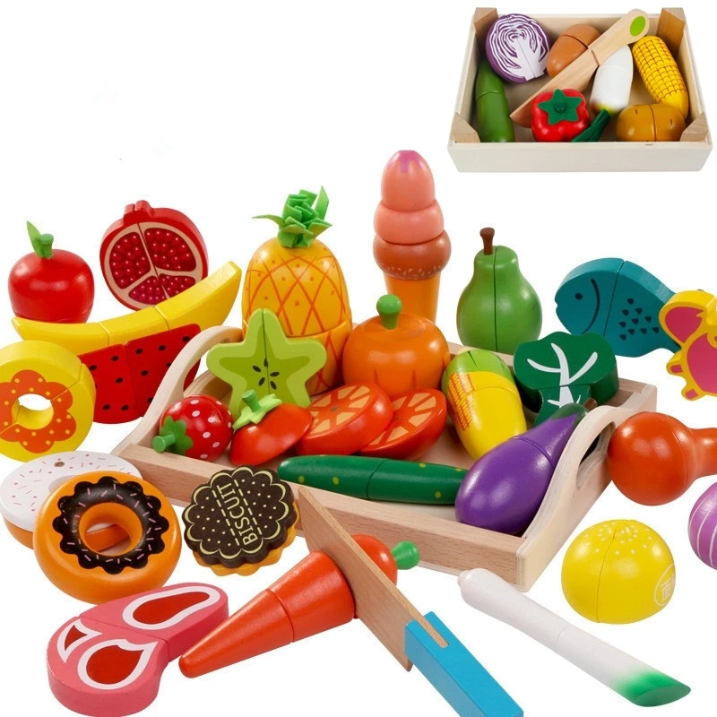 DIY Sevimli Ahşap Kesme Meyve  - Kitchen Appliances For Kids incelemesi ve fiyatı
