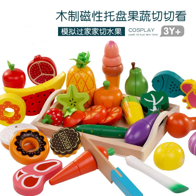 DIY Sevimli Ahşap Kesme Meyve  - Kitchen Appliances For Kids incelemesi ve fiyatı